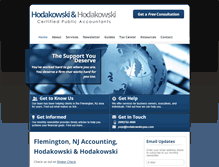 Tablet Screenshot of hodakowskicpas.com